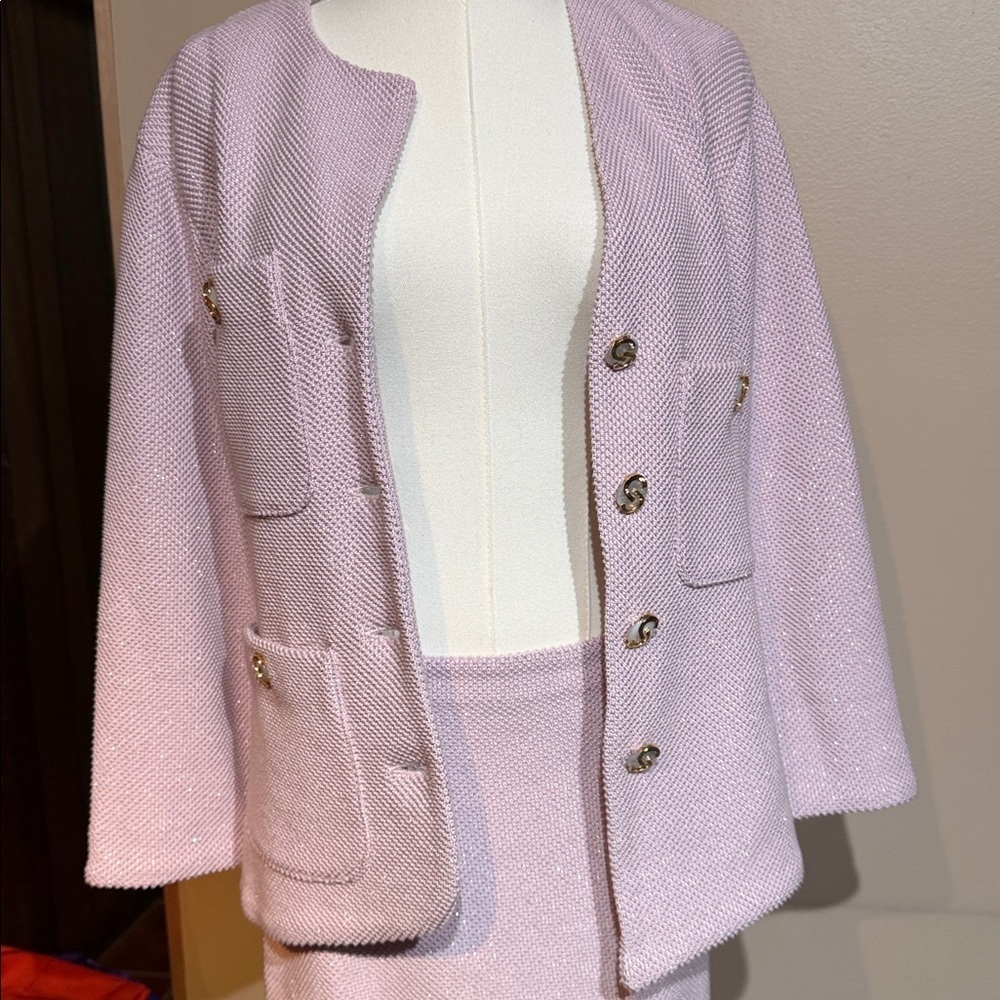 St. John Lavender Skirt Set - Picture 7 of 9